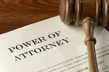 Document titled Power of Attorney Document titled Power of Attorney